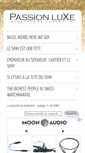 Mobile Screenshot of passionluxe.com