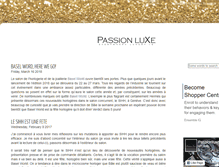 Tablet Screenshot of passionluxe.com